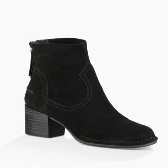 UGG black Slovenia suede Bandara Ankle boot - Picture 1 of 9